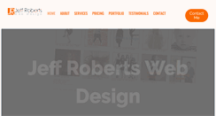 Desktop Screenshot of jeffrobertswebdesign.com